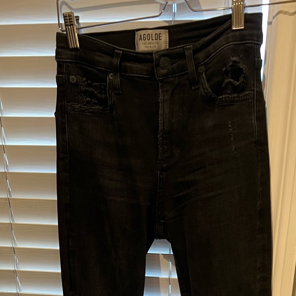 AGOLDE Sophie Jeans Distressed - Picture 2 of 4